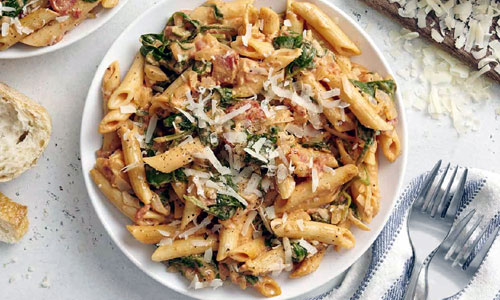 Spinach Cream Pasta